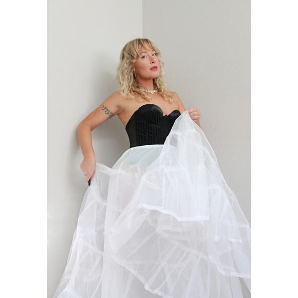 1980's Vintage Fancy Frocks Crinoline Petticoat Skirt Women's One Size Fits All - Picture 8 of 9